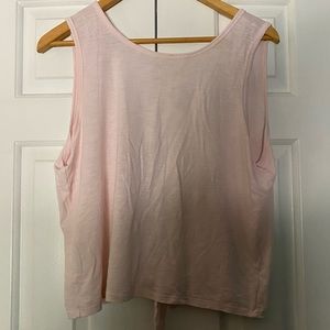 Pink aerie Open-Back Tank